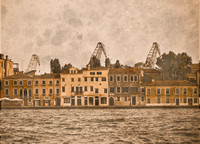 Venice - Cranes over Venice
