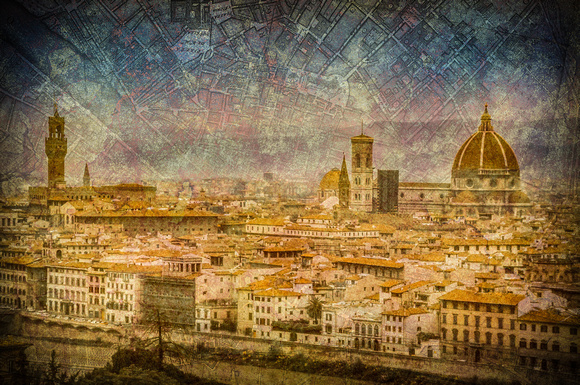 Florence, Italy - Duomo and Palazzo Vecchio