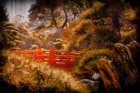 Kowloon - Bridge at Chi Lin Nunnery