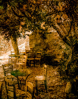 Monemvasia - Empty Chairs, Empty Tables